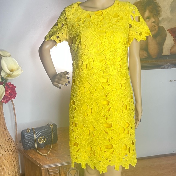 Calvin Klein Elegant lace dress B-45 - Picture 4 of 9